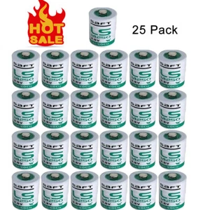 25-Pack LS14250 C 3.6v 1/2 AA Lithium Battery 1200mAh for SAFT LS 14250. - Picture 1 of 8