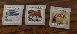 Nintendo 3DS Game Bundle - Pokémon Mystery Dungeon, Ocarina of Time, and 3D Land