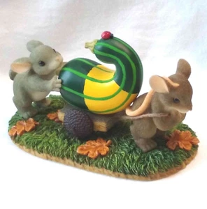 "Friends are a Rich Harvest" Charming Tails (Mouse/Rabbit)[AdvSample] - Picture 1 of 7
