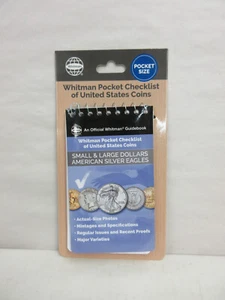 Whitman Pocket Size Checklist of United States Coins Dollar Coins Silver Eagles - Picture 1 of 15