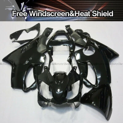 Gloss Black ABS Bodywork Fairing Kit Full Set For Honda CBR600F4i 2001-2003 2002 - Изображение 1 из 3