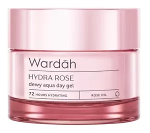 Wardah Moisturizer Hydra Rose Dewy Aqua Day/Night Gel - 40 gr - Picture 1 of 4