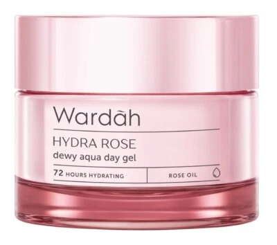 Wardah Moisturizer Hydra Rose Dewy Aqua Day/Night Gel - 40 gr - Image 1 of 4