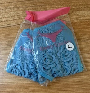KNOTTY KNICKERS SET OF 2 NEW IN PACKAGE SIZE XL COLOR BLUE - Picture 1 of 2