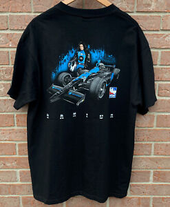 NWT Anvil 2008 Danica Patrick #7 Indy Racing Double Sided Graphic Shirt Black XL