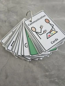 Communication flash Cards, PECS, visual aid - Picture 1 of 2
