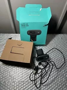 Kamera internetowa Logitech C270 HD z mikrofonem HD 720p USB czarna do komputerów PC i Mac 960-001063 - Zdjęcie 1 z 4