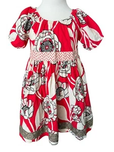 Matilda Jane Platinum Queen Of Hearts Red Peasant Top GUC Size 8 # 2/20 - Picture 1 of 5