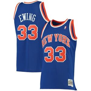 Men's New York Knicks Patrick Ewing Mitchell & Ness Blue 1991-92 Swingman Jersey