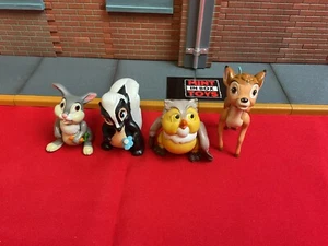 Disney Bambi McDonalds Happy Meal 1988 Thumper Flower Owl Complete set of 4 - Picture 1 of 2