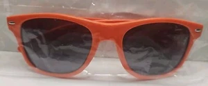 Orange Sunglasses UV400 Plastic Classic Fit Eye Protection From Sun Light - Picture 1 of 5