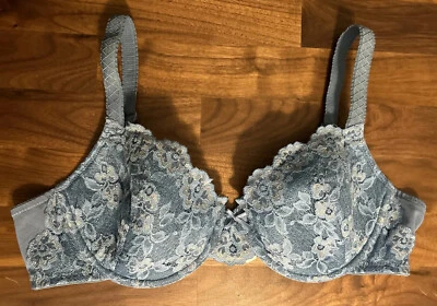 SUJETADOR CON AROS DE ENCAJE SENSACIONAL LILY OF FRANCE Azul 36C Ligeramente Forrado Foto 1 de 4