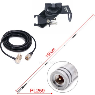 Diamond SG7900 144/430MHz VHF/UHF High Gain Antenna Ham Radio RB56 Base 5M Cable - Image 1 of 4