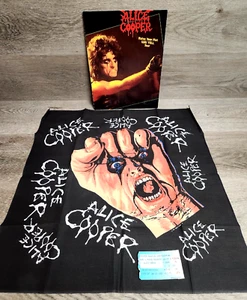 Alice Cooper Raise Your Fist and Yell  1987 Concert Tour Bandana Ticket Program - Picture 1 of 8