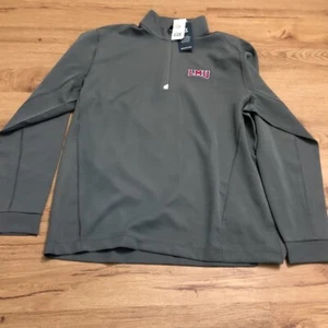 LMU Sweater Mens Large 1/4 Zip Up Jacket Gray Loyola Marymount Pullover - Picture 1 of 9