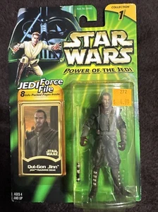2000 Star Wars QUI-GON JINN-Jedi Training Gear Power Of The Jedi Figur NEU - Bild 1 von 2