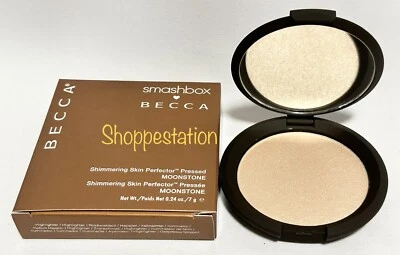 SMASHBOX BECCA Shimmering Skin Perfector Pressed Shade MOONSTONE Full Size 7g - Image 1 of 4