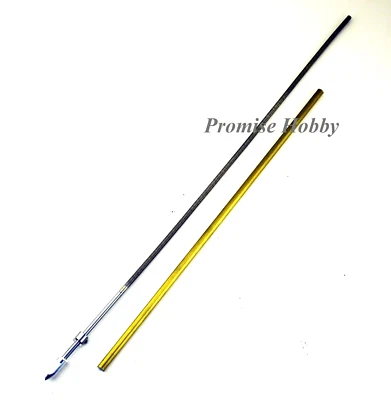 400mmX 4mm Cable Shaft w/ Drive Dog Prop Nut Tube for Gas Nitro Electric RC Boat - Image 1 of 4