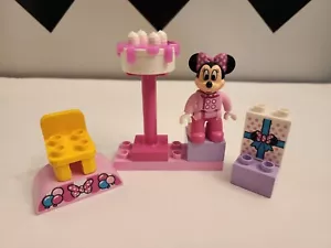 Lego Duplo Disney Minnie Mouse 10873 Birthday Party Cake Present Bow, Incomplete - Picture 1 of 7