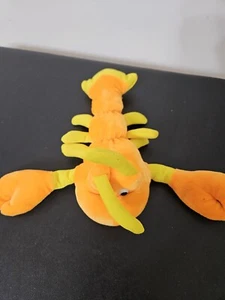 Orange And Yellow Stuffed Crab Plush Animal Vending Claw Animal - Picture 1 of 5