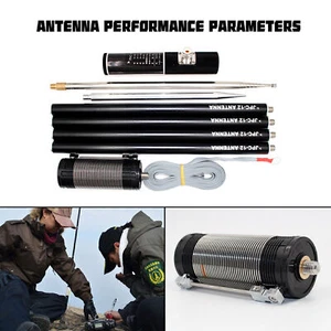 Shortwave Antenna Portable with Slide Regulator 8-Band 7MHz-50MHz JPC-12 fits TV - Photo 1/12