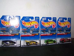 Hot Wheels Game Over Series 1998 juego de 4 mip - Imagen 1 de 5