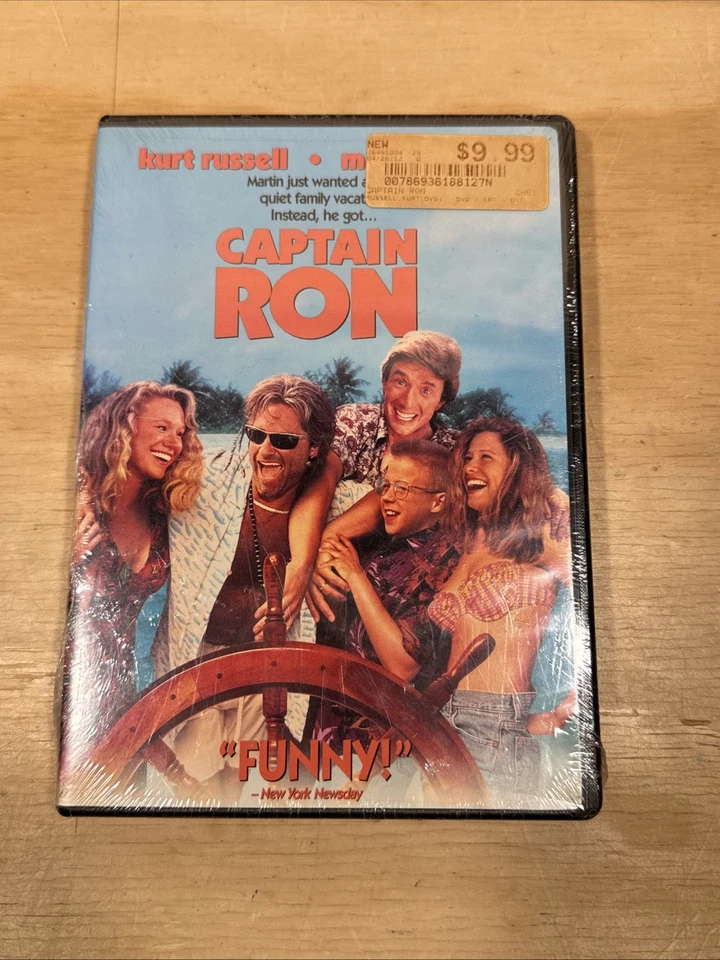 💥NEW SEALED Captain Ron (DVD, 1992) Kurt Russell Martin Short - Image 1 of 4