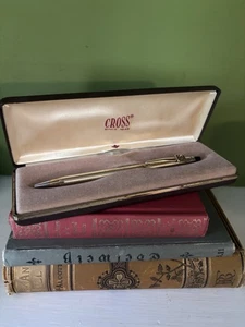 Vintage Cross USA 1/20 10 K Gold Filled Ballpoint September Birthstone - Picture 1 of 9