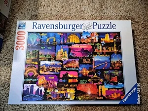 2013 Ravensburger 3000 Piece puzzle Around the World #170593 48 X 32 - Picture 1 of 3