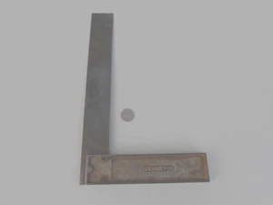 Vintage Stanley No. 12 - 12 Zoll Messing Vierkant Made in USA - Bild 1 von 8