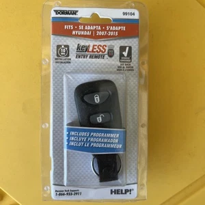 Dorman 99104 Keyless Entry Remote With Programmer For Select Elantra And Sonata - Picture 1 of 2