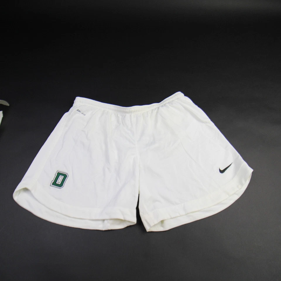 Pantalones Cortos Atléticos Nike Verde Grande Para Mujer Blancos Nuevos Foto 1 de 1