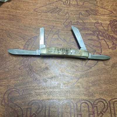 RARE/DISCONTINUED Steel Warrior Congress Knife 4 Blade RAM HORN - China 🇨🇳 - Image 1 of 4