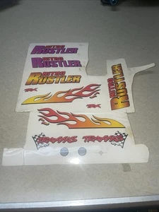 Traxxas Vintage Rare Nitro Rustler Decal Sheet Used - Picture 1 of 1
