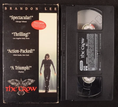 The Crow VHS 1994 Brandon Lee Miramax Buena Vista - Image 1 of 4
