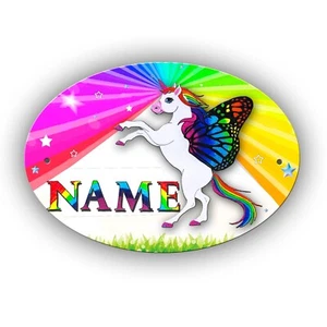 Türschild personalisiert Einhorn mit Name / Namenschild fürs Kinderzimmer - Bild 1 von 6