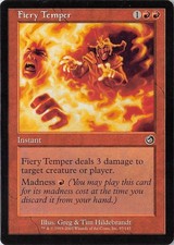Fiery Temper *PLAYSET* Magic MtG x4 Torment SP
