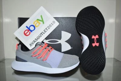 Zapatos Under Armour para mujer UA Charged Breathe de encaje estilo deportivo 3024801 101 nuevos en caja Foto 1 de 2