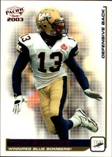 2003 Pacific CFL Red #98 Tom Europe