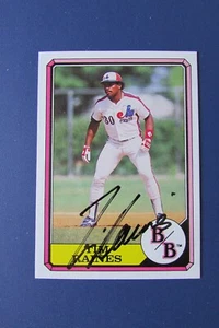 TIM RAINES 1987 TOPPS BOARDWALK BB # 24 Signed Autographed EXPOS Yankees - Picture 1 of 2