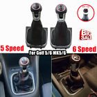 5-6 Speed Manual Shift Knob boot cover Frame for 04-09 VW Golf 5 MK5 R32 GTD