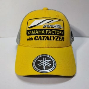 Yamaha Factory With Catalyzer Trucker Cap Adjustable Hat Cap Premium Quality - Picture 1 of 8
