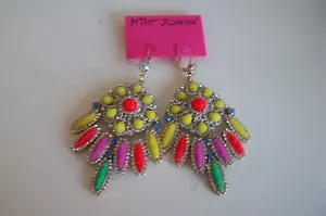 Pendientes llamativos Betsey Johnson Southwestern - Imagen 1 de 4