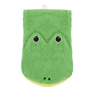 Fürnis - Bio Baumwolle Waschlappen / Waschhandschuh - Frosch Fred - Bild 1 von 1