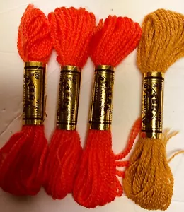 Paterna Wool Yarn Lot of 4 Moth  Proofed Needlepoint/CrewelNewVintage - Picture 1 of 4