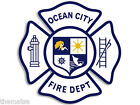 10cm Auto-Aufkleber Sticker Ocean City New Jersey Fire Feuerwehr Seal F2409