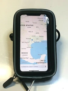 Bike/Motorcycle Handlebar Mount & Dust/Water Resistant Smartphone / 5"GPS Holder - Picture 1 of 10