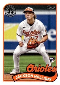 2024 Topps Update #89US-38 Jackson Holliday 1989 Topps 35th Anniversary Blue - Picture 1 of 2