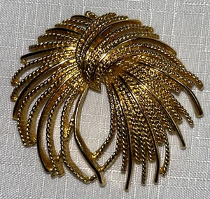 Monet Garbe Cordelia 1960er Vintage Brosche Anstecknadel 2 3/8" lang - Bild 1 von 4