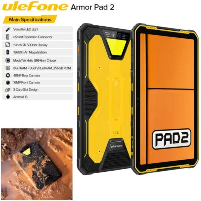 Ulefone Armor Pad 2 Rugged Tablet Android Phone WIFI Mobile Waterproof 8+256GB - Image 1 of 4